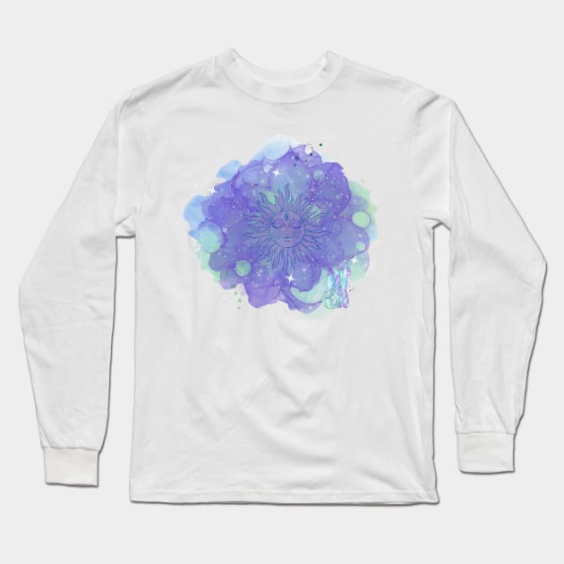 Subtly Celestial Long Sleeve T-Shirt by StuffWeMade